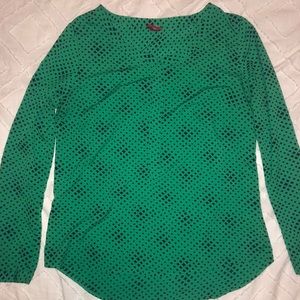 Green Long Sleeve Blouse